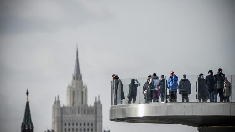 Vue sur le ministère russe des Affaires étrangères et un tour du Kremlin à Moscou, le 17 mars 2018 [Alexander NEMENOV / AFP]