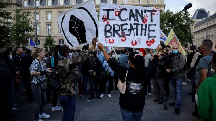 Manifestation contre les violences policières et le racisme, le 9 juin 2020 à Paris [THOMAS COEX / AFP/Archives]
