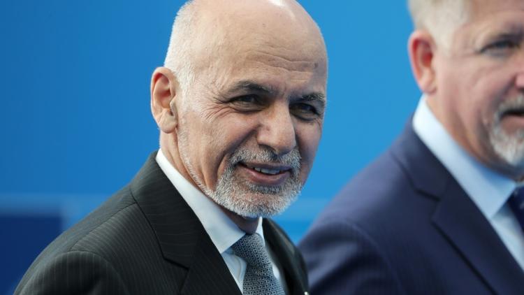 Le président afghan Ashraf Ghani, à Bruxelles lors d'un sommet de l'Otan, le 12 juillet 2018 [Tatyana ZENKOVICH / POOL/AFP/Archives]