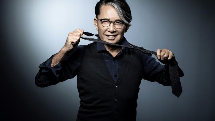 Le créateur de mode japonais Kenzo Takada, le 14 novembre 2018 à Paris  [JOEL SAGET / AFP/Archives]