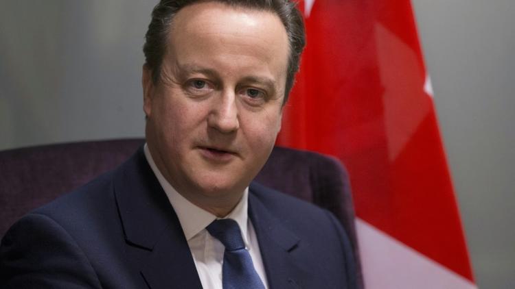 Le Premier ministre britannique David Cameron lors d'un sommet européen, le 19 février 2016 à Bruxelles [Dan Kitwood / POOL/AFP]