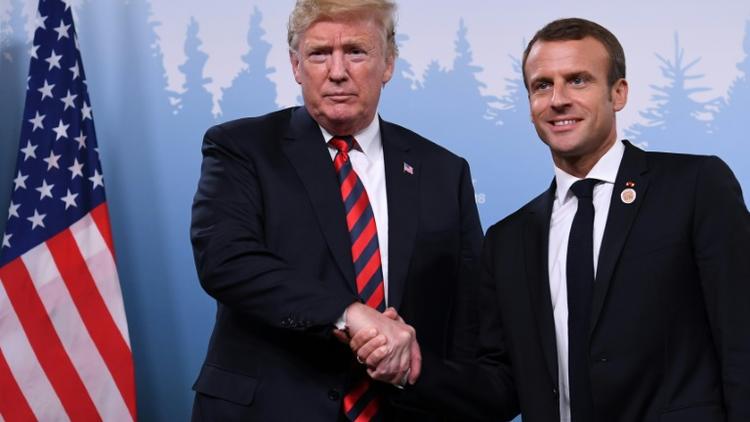 Rencontre bilatérale au G7 entre Donald Trump et Emmanuel Macron sur fond de tensions  [SAUL LOEB / AFP]