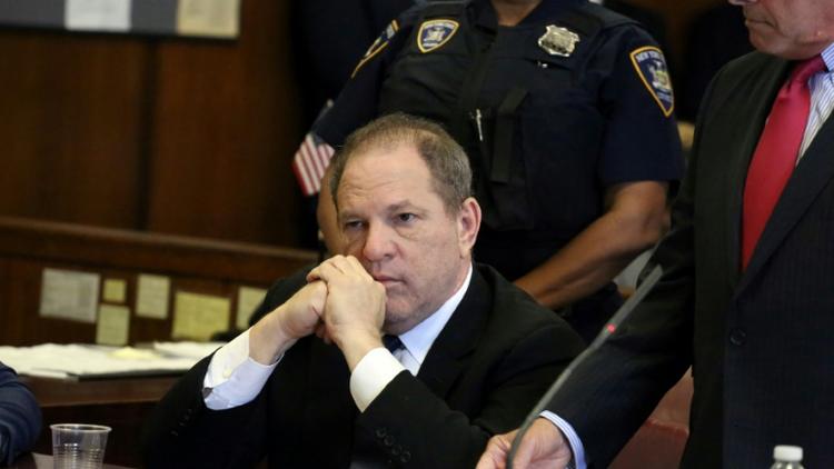 L'ex-producteur de cinéma Harvey Weinstein au tribunal de New-York le 9 juillet 2018 [JEFFERSON SIEGEL / POOL/AFP]