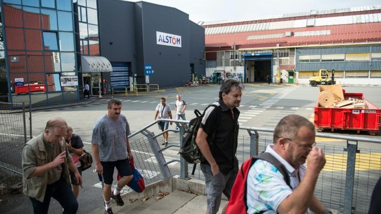 L'usine Alstom le 12 septembre 2016 à Belfort [SEBASTIEN BOZON / AFP]