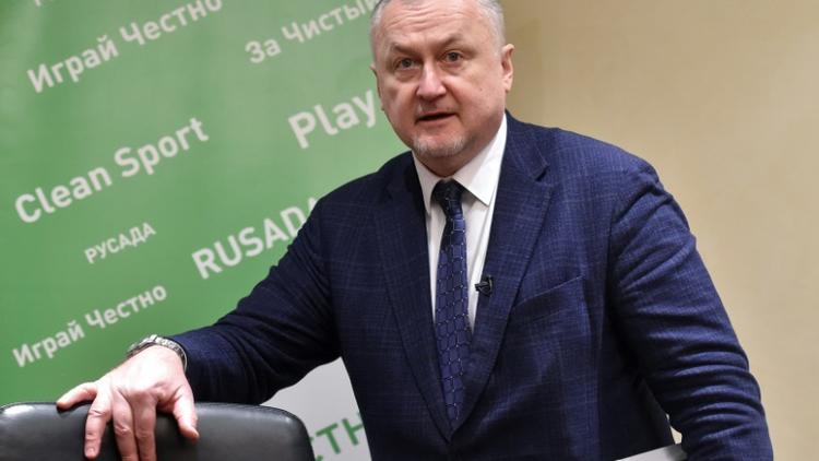 Le président de l'Agence russe antidopage (Rusada) Youri Ganus en conférence de presse à Moscou, le 22 janvier 2019 [Vasily MAXIMOV  / AFP/Archives]