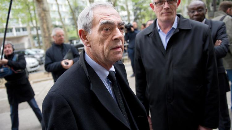 Henri Emmanuelli le 23 avril 2012 à Paris [Bertrand Langlois / AFP/Archives]