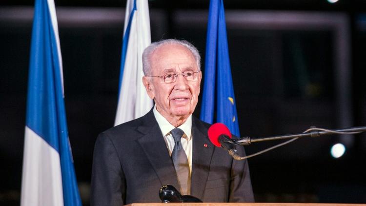 L'ancien président israélien Shimon Peres, le 14 novembre 2015 à Tel-Aviv [JACK GUEZ / AFP/Archives]