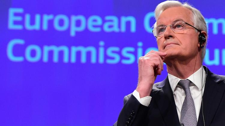 Le négociateur en chef de la Commission européenne Michel Barnier à Bruxelles, le 6 décembre 2016 [EMMANUEL DUNAND / AFP]