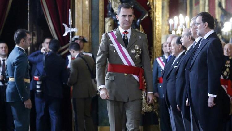 Le roi d'Espagne Felipe VI, lors d'une cérémonie au palais royal à Madrid, le 6 janvier 2016 [ZIPI / POOL EFE/AFP/Archives]