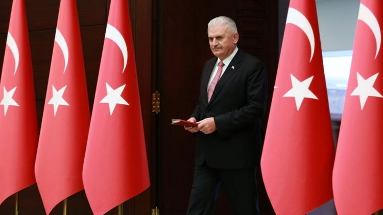 Le Premier ministre turc Binali Yildirim à Ankara le 27 juin 2016 [ADEM ALTAN / AFP]