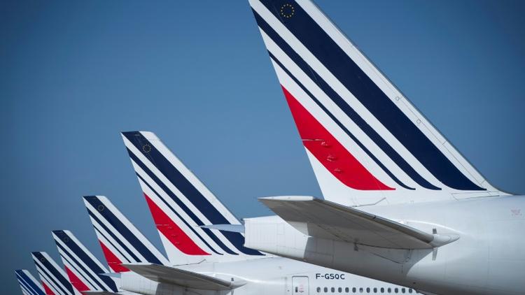 Des avions d'Air France stationnés sur le tarmac de l'aéroport parisien Roissy-Charles de Gaulle le 7 août 2018  [JOEL SAGET / AFP/Archives]