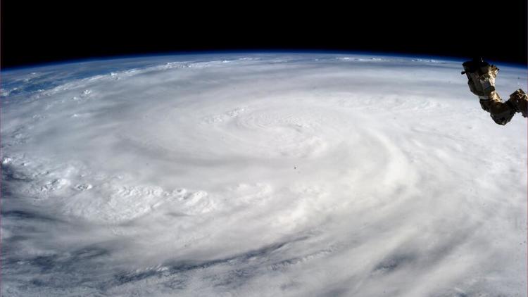 Image prise par l'astronaute Karen L. Nyberg et publiée par la NASA du typhon Haiyan depuis l'espace, le 9 novembre 2013 [Karen L. Nyberg / NASA/AFP/Archives]