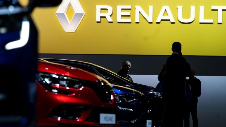 Stand Renault au salon automobile de Bruxelles le 9 janvier 2020 [Kenzo TRIBOUILLARD / AFP/Archives]