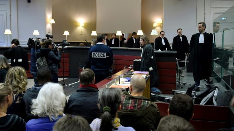 Ouverture du procès d'un instituteur accusé de pédophilie, le 8 décembre 2016 aux assises de Chambéry [JEAN-PIERRE CLATOT / AFP/Archives]