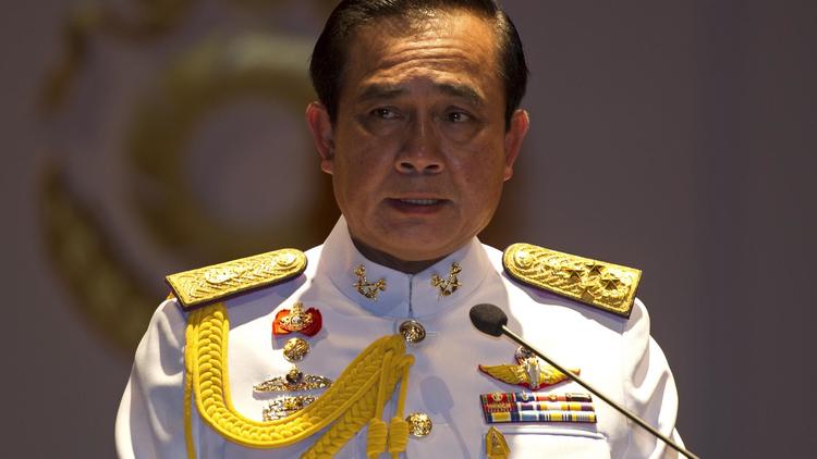 Le général Prayut Chan-O-Cha, chef de la junte militaire, le 26 mai 2014 à Bangkok [Pornchai Kittiwongsakul / AFP/Archives]