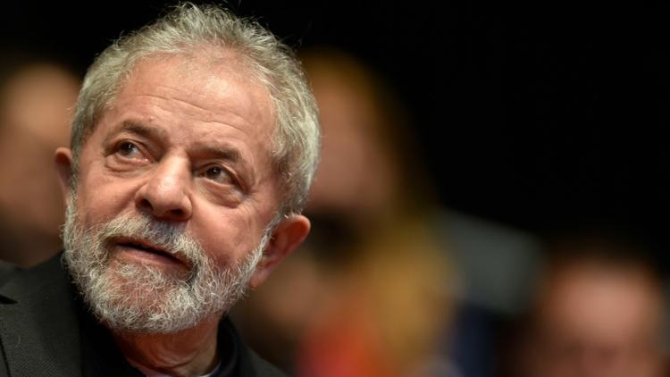 L'ancien président brésilien Luiz Inacio Lula le 29 août 2015 à Belo Horizonte [DOUGLAS MAGNO / AFP/Archives]