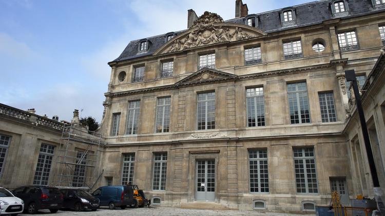 La cour de l'hôtel Salé, qui abrite le musée Picasso, le 4 mars 2014 à Paris [Thomas Samson / AFP/Archives]