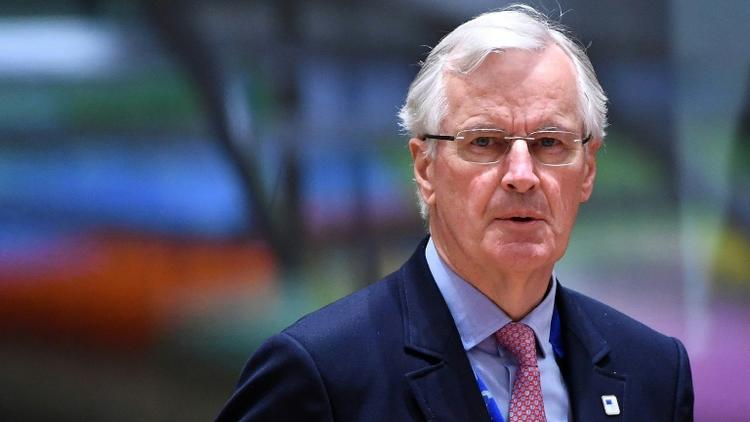 Le négociateur en chef de l'UE pour le Brexit, Michel Barnier, le 29 avril 2017 à Bruxelles [EMMANUEL DUNAND / AFP/Archives]