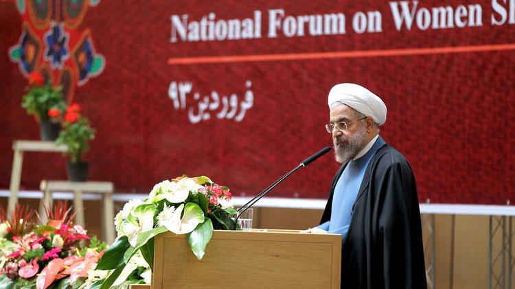 Le président Hassan Rohani à Téhéran le 20 avril 2014 [ / Présidence iranienne/AFP/Archives]