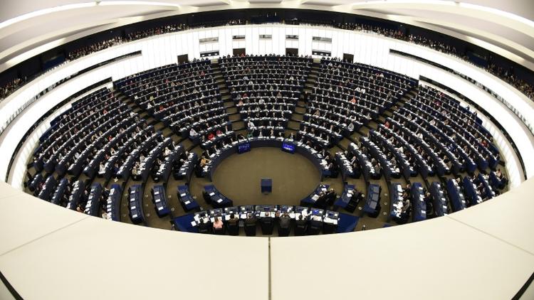 L'hémicycle du Parlement européen, le 22 novembre, à Strasbourg [FREDERICK FLORIN / AFP/Archives]
