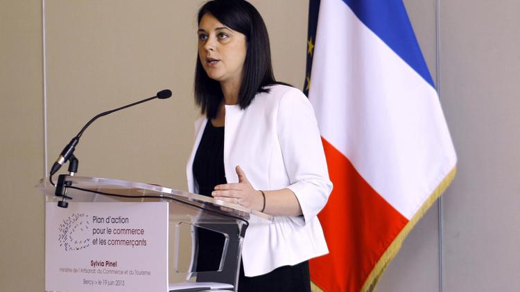 La ministre de l'Artisanat Sylvia Pinel le 19 juin 2013 lors d'une conférence de presse à Paris [Matthieu Rater / AFP/Archives]
