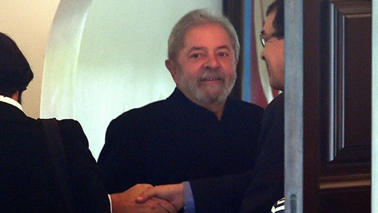 L'ex-président brésilien Luiz Inacio Lula da Silva, le 9 mars 2016 à Brasilia [EVARISTO SA / AFP]