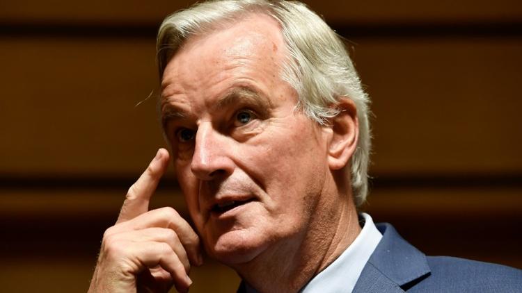 Le négociateur du Brexit pour l'Union Européenne, Michel Barnier, le 15 octobre 2019 à Luxembourg [John THYS / AFP]