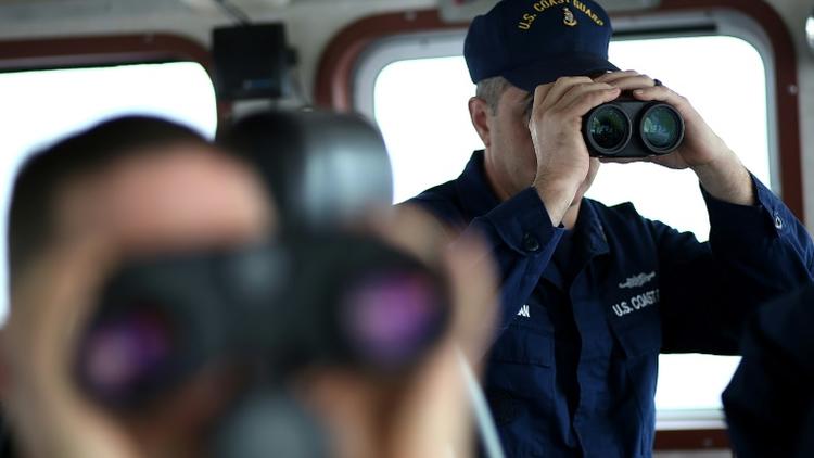 Des garde-côtes américains, le 7 mars 2013   [JUSTIN SULLIVAN / GETTY IMAGES NORTH AMERICA/AFP/Archives]