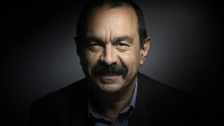 Le secrétaire général de la CGT Philippe Martinez pose le 22 avril 2015 à Paris [Joël SAGET / AFP/Archives]