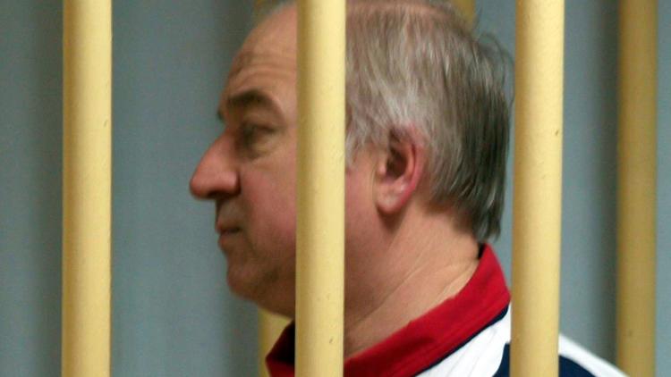 Sergueï Skripal lors de son procès au tribunal de Moscou, le 9 août 2006 [Yuri SENATOROV / Kommersant Photo/AFP/Archives]
