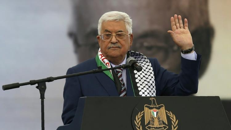 Le leader palestinien Mahmoud Abbas, le 10 novembre 2016 à Ramallah [ABBAS MOMANI / AFP/Archives]