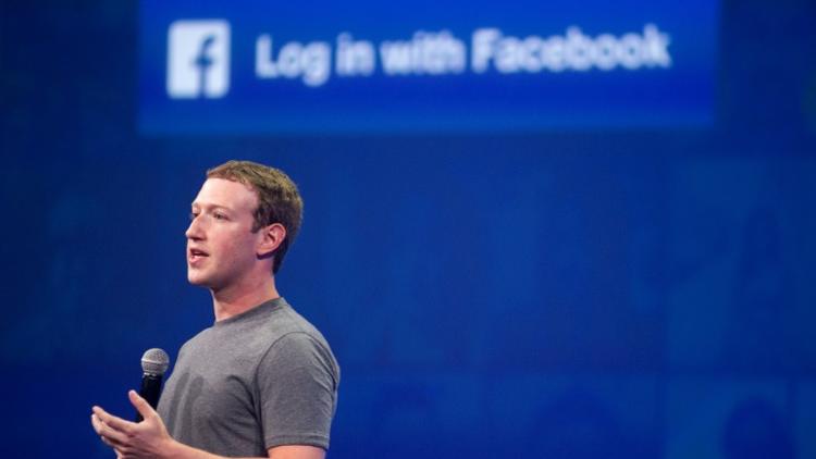 Mark Zuckerberg, patron de Facebook, le 25 mars 2015 à San Francisco [Josh Edelson / AFP/Archives]
