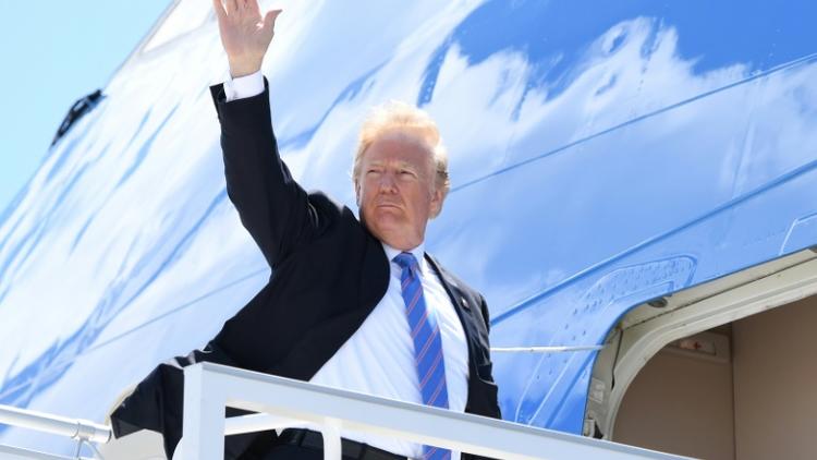 Le président américain Donald Trump le 9 juin 2018 à Bagotville au Canada [SAUL LOEB / AFP/Archives]
