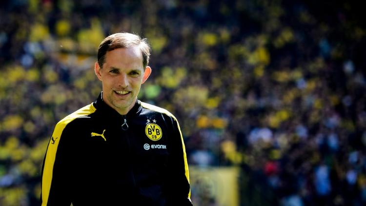 L'entraîneur allemand Thomas Tuchel alors en charge du Borussia Dortmund, avant un match contre le Werder Breme, le 20 mai 2017 dans la Ruhr  [SASCHA SCHUERMANN / AFP]
