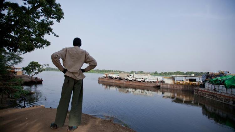 Un bras du Nil au port de Juba,  au Soudan du Sud, le 28 février 2012 [Adriane Ohanesian / AFP/Archives]