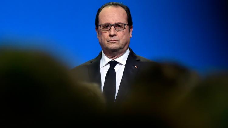 Le président de la République François Hollande, le 16 janvier 2016 à Tulle, en Corrèze [GEORGES GOBET / AFP/Archives]