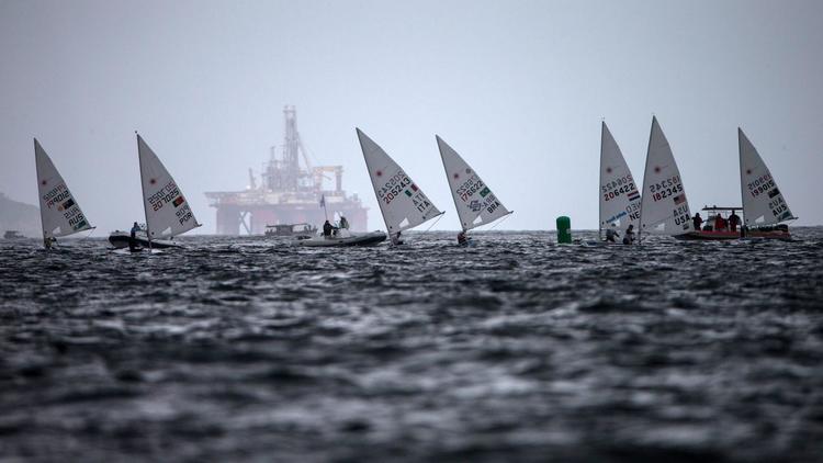 Les régates préolympiques dans la baie de Rio le 9 août 2014  [Yasuyoshi Chiba / AFP]