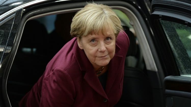 La chancelière allemande Angela Merkel le 15 octobre 2015, à Bruxelles  [THIERRY CHARLIER / AFP/Archives]