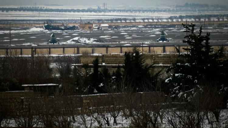La base aérienne de Minnigh, en Syrie, le 11 janvier 2013 [ZAC BAILLIE / AFP/Archives]
