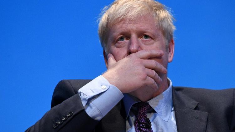Le député britannique Boris Johnson, candidat au poste de Premier ministre, lors d'un meeting à Birmingham le 22 juin 2019 [Oli SCARFF                           / AFP]