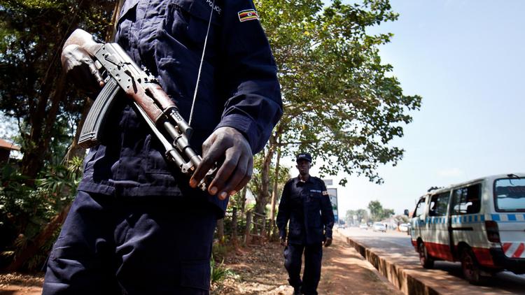 Un policier à Kampala [ / AFP/Archives]