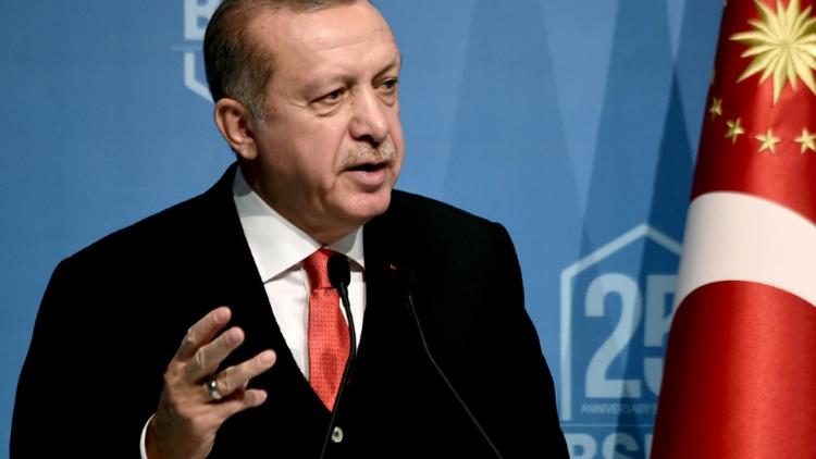 Le président turc Recep Tayyip Erdogan à Istanbul, le 22 mai 2017 [OZAN KOSE / AFP]