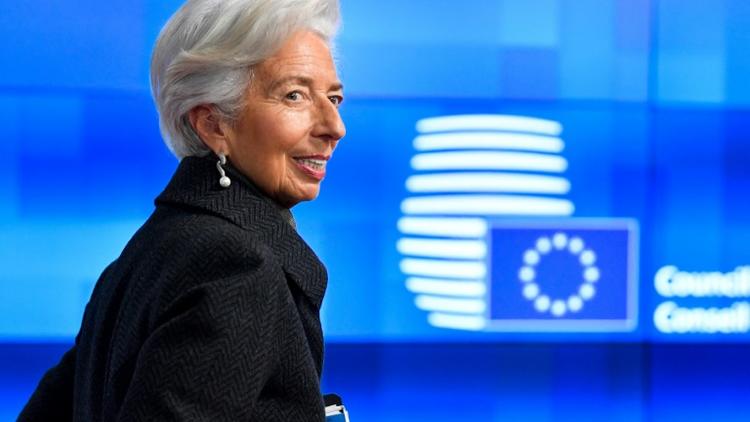 Christine Lagarde, présidente de la BCE, à Bruxelles le 17 février 2020 [John THYS / AFP/Archives]
