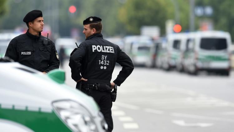 Des policiers à Munich le 23 juillet 2016 [Christof Stache / AFP/Archives]