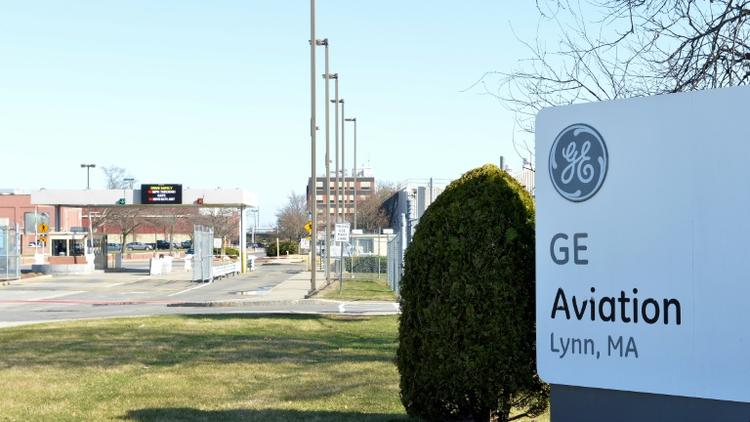 L'usine de General Electric aviation, le 31 mars 2020 à Lynn, dans le Massachusetts [Joseph Prezioso / AFP/Archives]