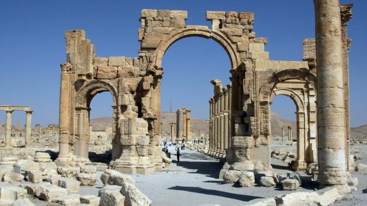 L'Arc de triomphe de Palmyre, le 19 juin 2010 en Syrie [ / AFP/Archives]