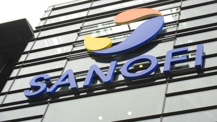 Le logo du groupe pharmaceutique français Sanofi  [Eric Piermont / AFP/Archives]