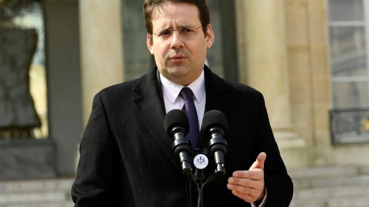 Le ministre de l'Intérieur Matthias Fekl, ici le 5 avril 2017 à Paris, a fait fermer la mosquée pour "incitation au jihad" [bertrand GUAY / AFP/Archives]