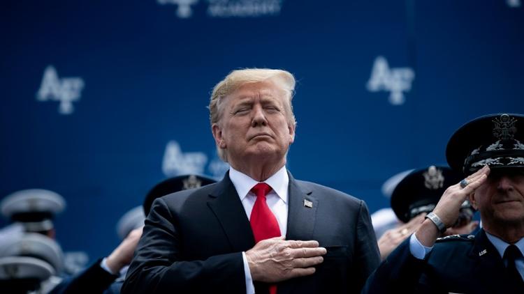Donald Trump le 30 mai 2019 à Colorado Springs, aux Etats-Unis [Brendan Smialowski / AFP]