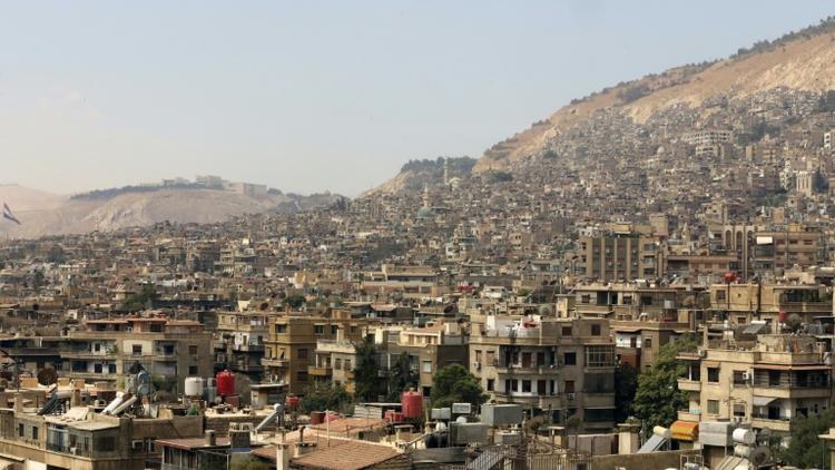 Vue d'un quartier de Damas, le 29 septembre 2015. [Louai BESHARA / AFP/Archives]